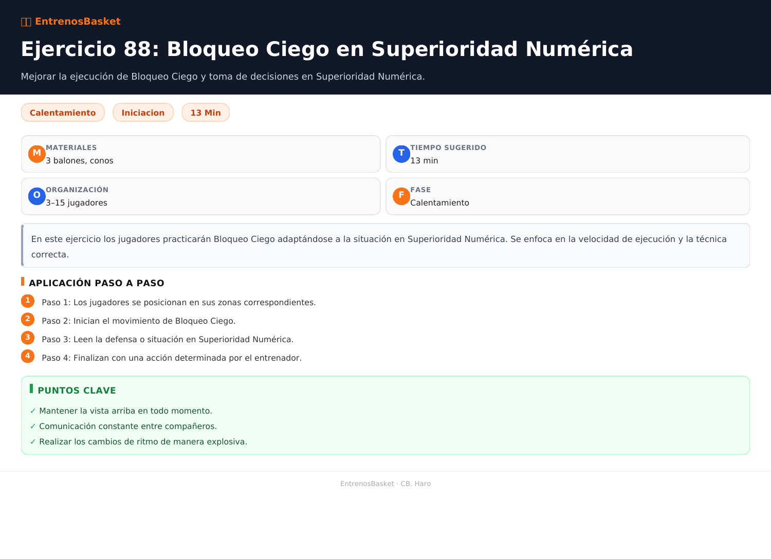 Ejercicio 88: Bloqueo Ciego en Superioridad Numérica