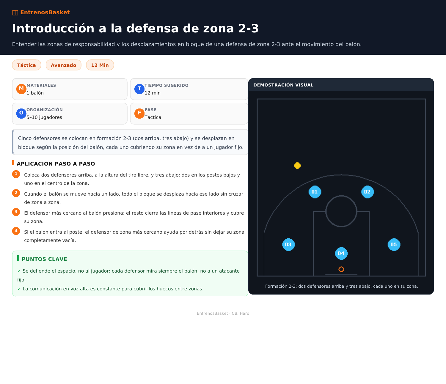 Introducción a la defensa de zona 2-3